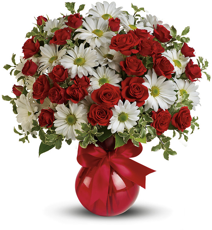 Red and White for You Bouquet