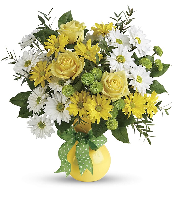 Daisies and Dots Bouquet