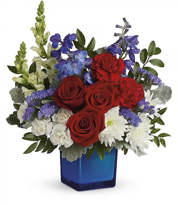 Red White &amp; Blooms Bouquet