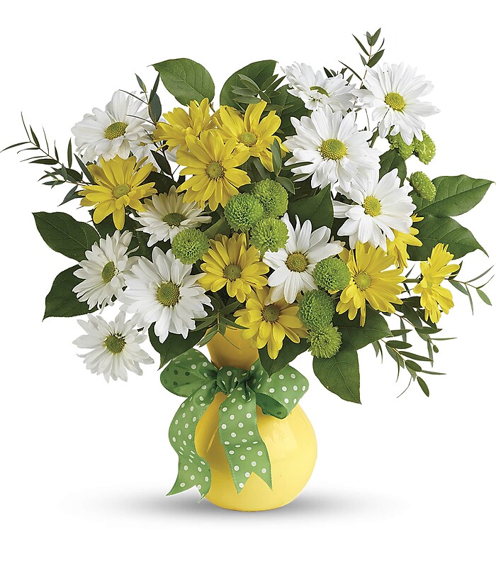 Daisies and Dots Bouquet