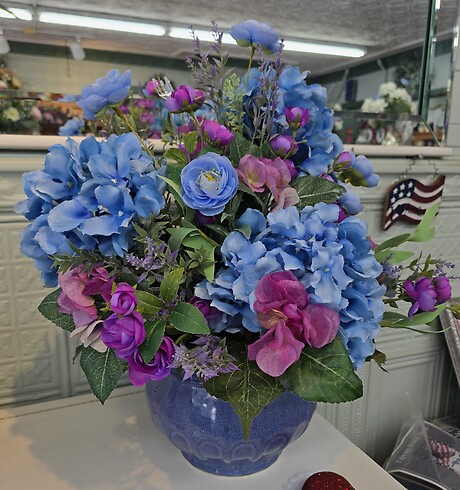 Midnight Meadow Silk