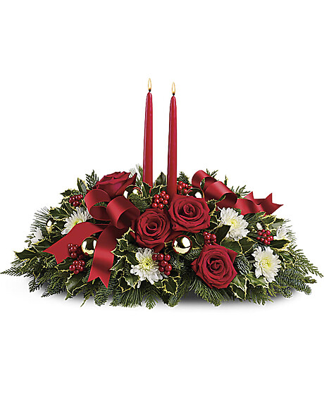 Holiday Shimmer Centerpiece