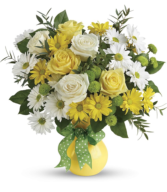 Daisies and Dots Bouquet