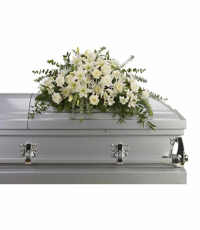 Everlasting Peace Half Casket Spray