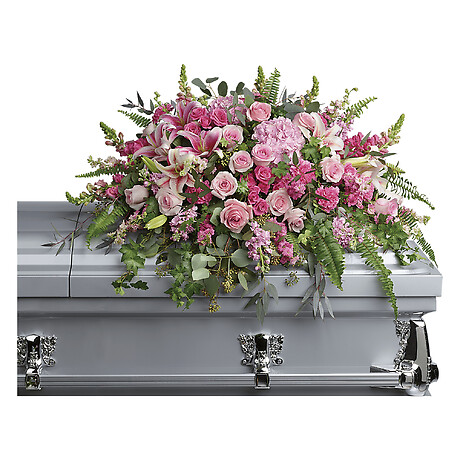 Beautiful Memories Half Casket Spray