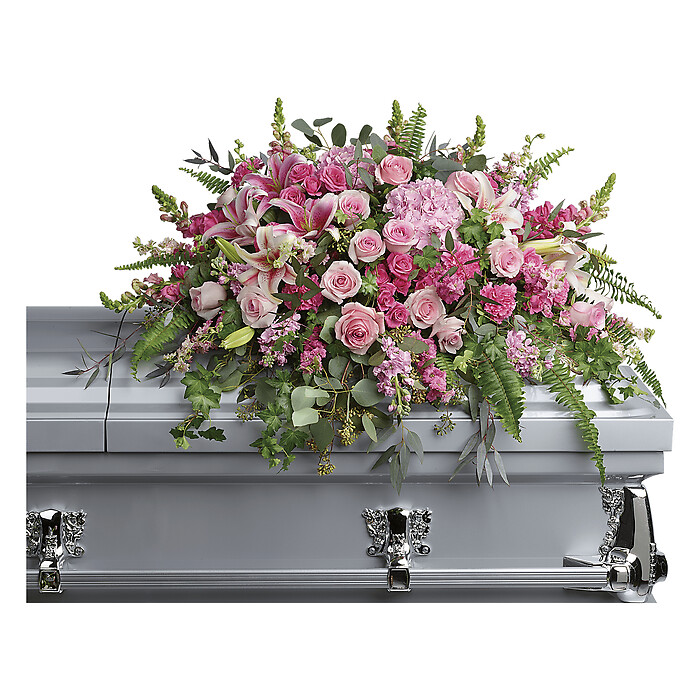 Beautiful Memories Half Casket Spray