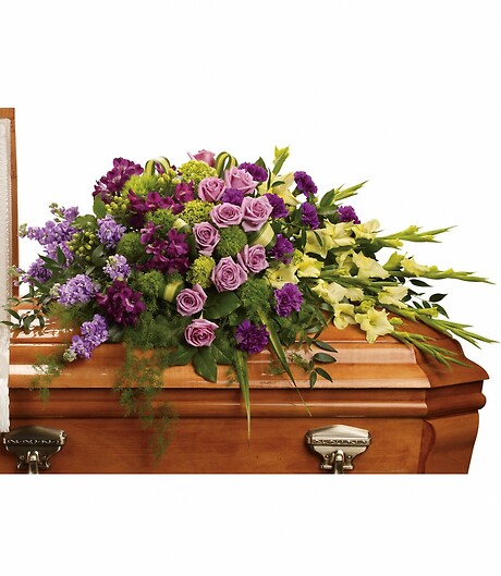 Reflections of Gratitude Half Casket Spray
