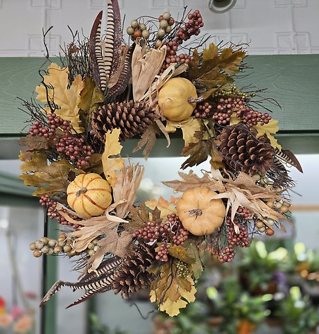 Harvest Bounty Wreath (Silk)