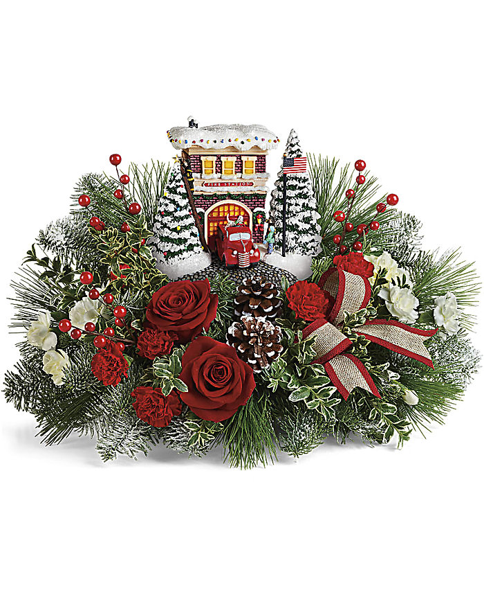 Thomas Kinkade\'s 2019 Festive Fire Station *SOLD OUT*