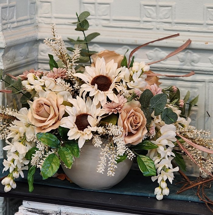 Silk 7: Rustic Rose Bowl - SOLD OUT