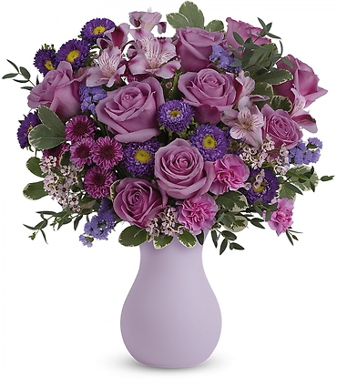 Teleflora\'s Prettiest Purple Bouquet`