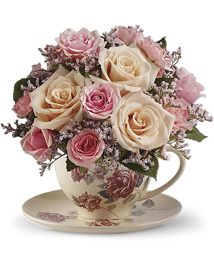 Victorian Teacup Bouquet