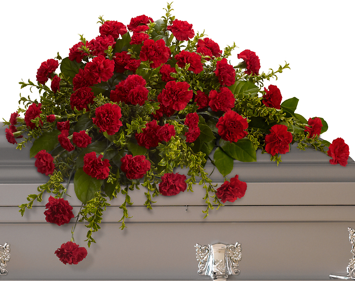 Adoration Half Casket Spray