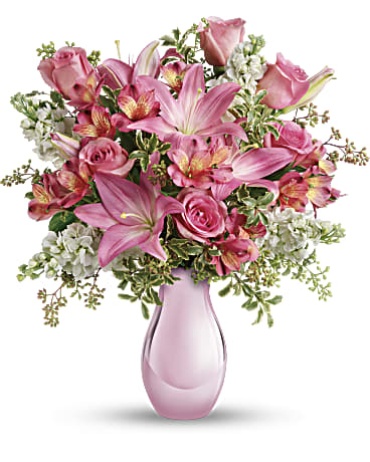 Silver/Pink Reflections Bouquet