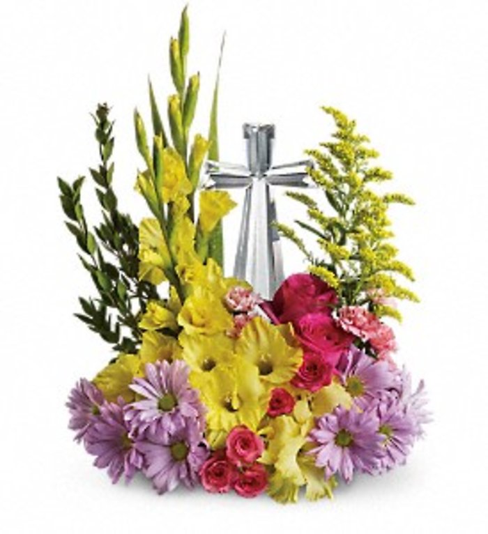 Crystal Cross Bouquet