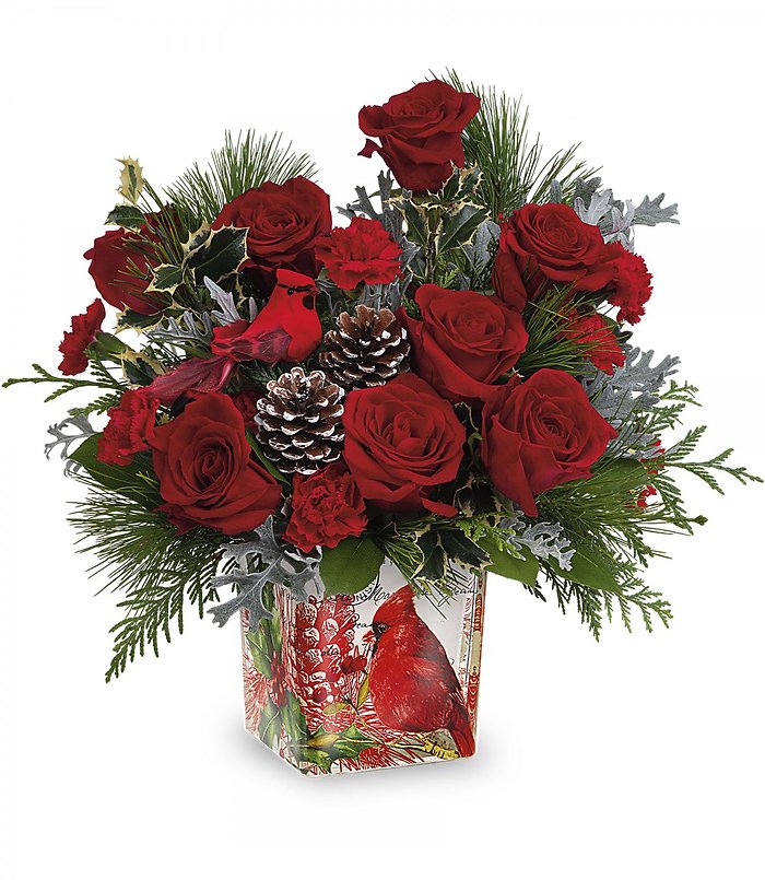 Cardinal Cheer Bouquet