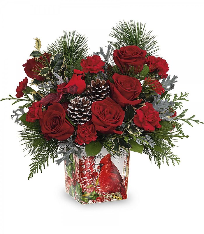 Cardinal Cheer Bouquet